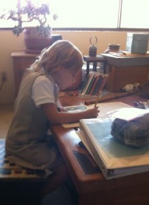 Does the writing obsession start early?